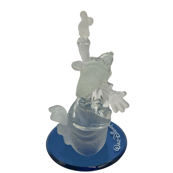 Disney Fantasia Mickey Mouse Sorcerer's Apprentice Glass Disney World Figure - Picture 4 of 16
